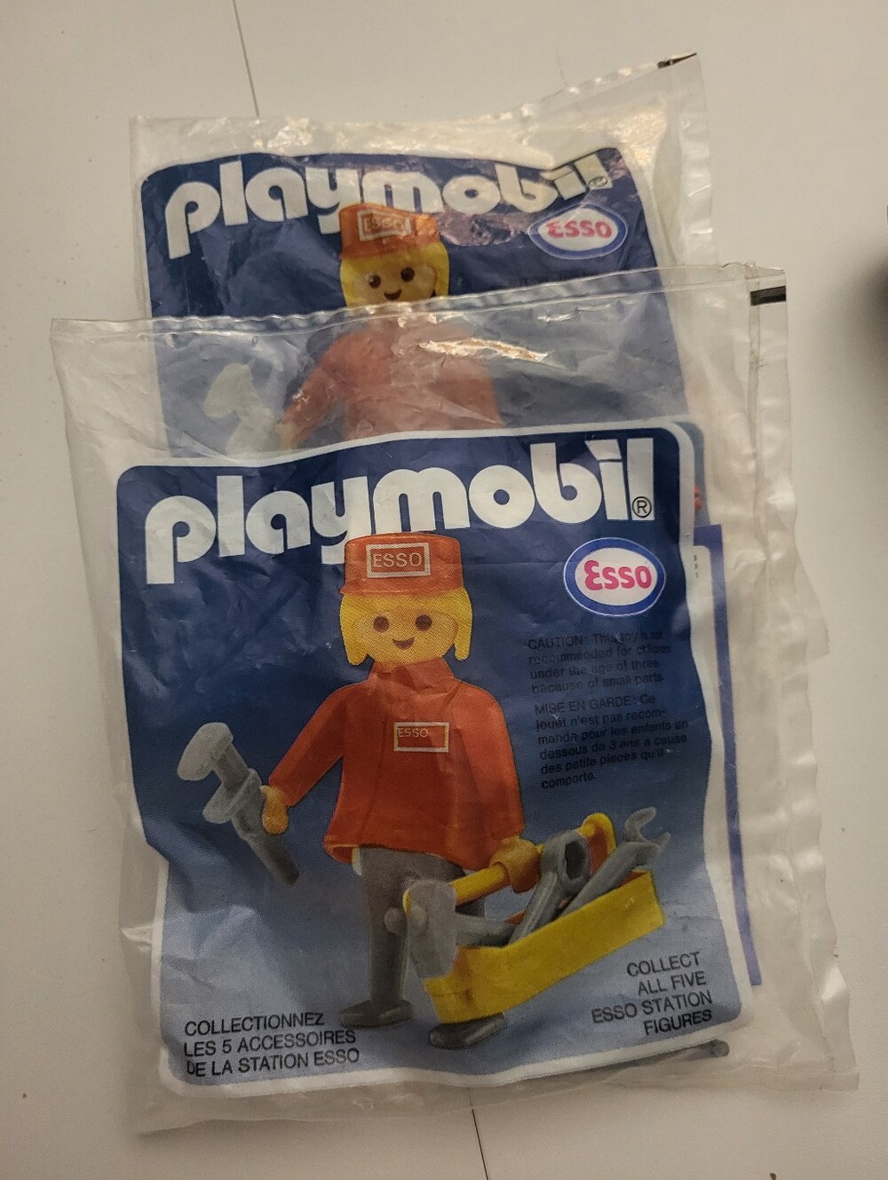 1985  Esso Playmobil Mechanic Toys